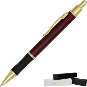 Dayspring Pens Personalized Monroe Gold Ballpoint Pen | Custom Engraved 18k Gold-Plated Pen | Ideal for Graduations, Promotions, Corporate Gifts & Birthdays | Medium Point