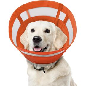 ASENKU Dog Cone Collar, Soft Adjustable Cone for Dogs to Stop Licking, Lightweight Recovery Dog Cone After Surgery, Pet E-Collar for Small, Medium & Large Dogs(Blue, XL)