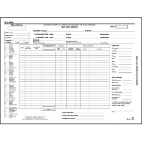 Trip Cost Report Envelope 25-pk. - Self-Contained, Simple, Side Opening, Printed on White Kraft Paper, 12" x 9" - Use for Storing Expense Receipts, J. J. Keller & Associates, Inc.