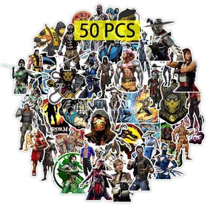Game Stickers（50 Pcs，Large Size）. Viedo Game Fight Gaming Vinyl Decals Gifts Merch Party Supplies for Water Bottles Skateboard Luggage Laptop Kids Teens Adult