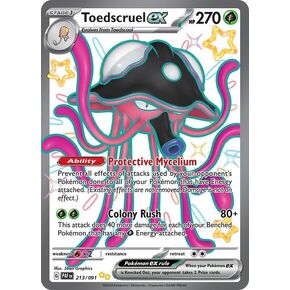 Pokémon - Toedscruel ex - 213/091 - SV: Paldean Fates – Full Art Foil – Single Card