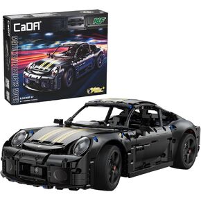C63006W 1:10 Scale RUF GT RC Car Kit - DIY Assembly Building Blocks Set and STEM Educational Toy for Kids & Adults (8+ Years)⁠⁣
