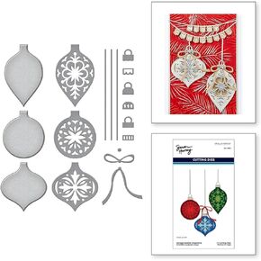 Spellbinders Vintage Layered Ornaments Etched Dies from The Timeless Trees Collection by Simon Hurley