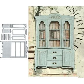 Kitchen Shaker Frame Metal Die Cuts, Kitchen Shaker Metal Cutting Dies Cut Stencils Card Paper Craft DIY Template Metal Cutting Dies Album Embossing Paper Dies for Card Making Scrapbooking
