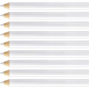 7pcs White Fabric Sewing Pencil, Fabric Mark Chalk Pencil for Sewing, Water-Soluble Tailor Markers Dressmaking Supplies for Embroidery Cross-Stitch Craft Sewing Arts