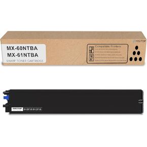 MX61NT MX-61NT Black Toner Cartridge (MX-61NTBA) Compatible for Sharp MX-2630N MX-2651 MX-3050N MX-3070N MX-3071 MX-3550N MX-3551 MX3561 MX3571 MX4051 MX4061