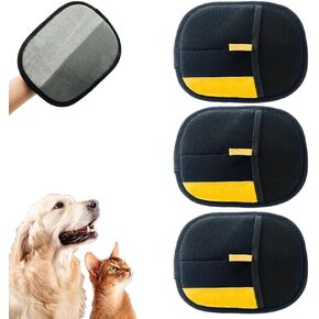 Electrostatic Gloves Pet Hair Removal, Washable Reusable Pet Hair Remover Glove for Furniture Bed Couch Carpet Car