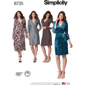 Simplicity Patterns 16-18-20-2, 16-18-20-22-24