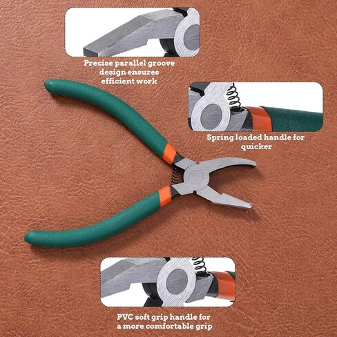 6 Inch Glass Grozing Pliers Running Pliers for Glass Cutting Professional Breaker Grozer Plier for Accurate Glasses Nibbling Stained Glasses in Saudi Arabia