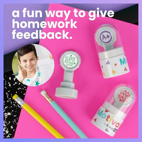Excelmark Teacher Stamp of Chigrgicing - اختر من بين 5 ألوان (Super Star) in Kuwait