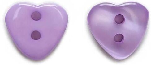 20 PCS Heart Multi-Color 2 Holes Resin Buttons Clothing Decoration Sewing Scrapbooking Card Making DIY in Saudi Arabia