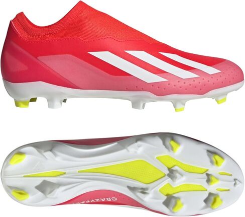 حذاء رياضي من أديداس للجنسين للبالغين X Crazyfast League بدون رباط للأرضيات الصلبة in Kuwait