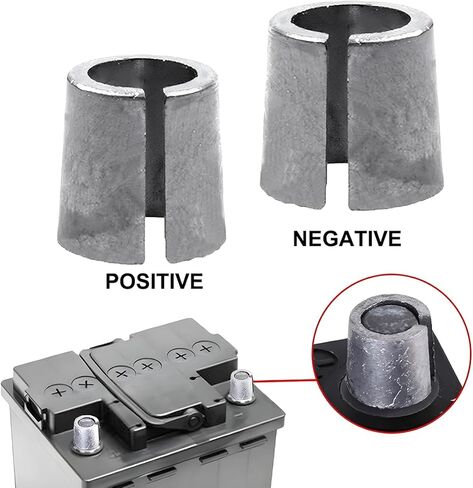 Battery Terminal Connectors, 2 PCS Pure Copper Terminals Clamp, Automotive 3 Way Battery Wire Cable Connector Kit, Positive and Negative Quick Release Disconnect for Car Boat Van in Kuwait