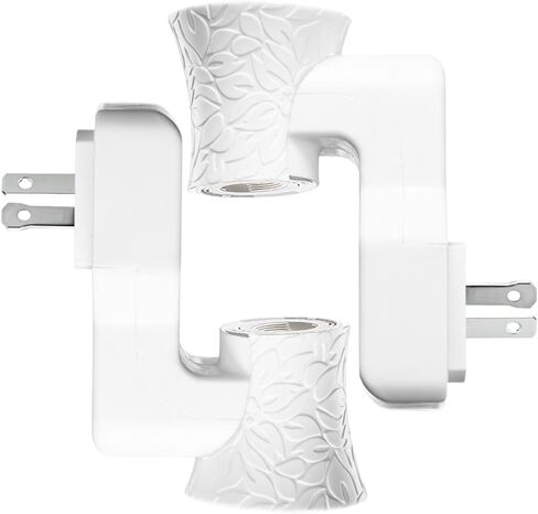 4 Packs Plug in Air Freshener Compatible with Bath and Body Works WallFlower Fragrance, Wall Plug Scent Diffuser, CE EMC ETL Certified, Rotatable, Silent for Bedroom Home Office in Saudi Arabia