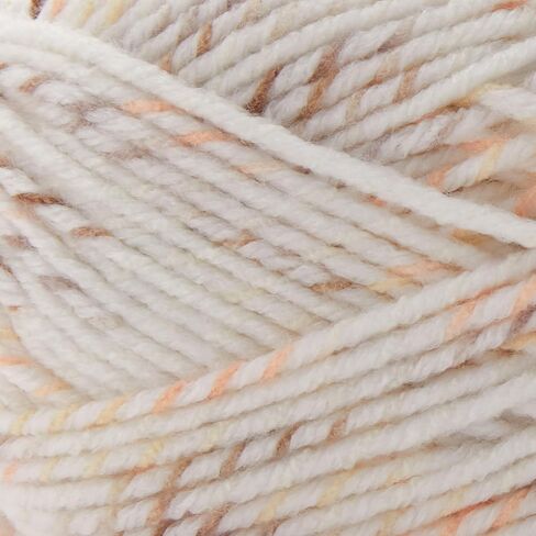 Carousel Twist Yarn by Loops & Threads - Yarn for Knitting, Crochet, Weaving, and Arts & Crafts - Biscuit, Acrylic, 5.3 oz in Saudi Arabia