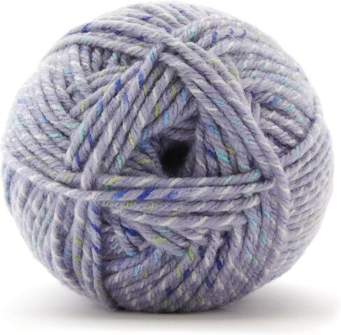 Carousel Twist Yarn by Loops & Threads - Yarn for Knitting, Crochet, Weaving, and Arts & Crafts - Biscuit, Acrylic, 5.3 oz in Saudi Arabia