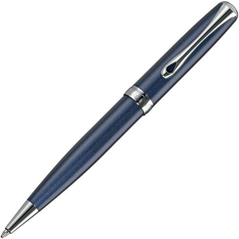 Diplomat Ballpoint Pen Excellence A2 Midnight Blue/chrome EasyFLOW/Writing And Correction Products/Type-Rotary Mechanism/Colour-Dark Blue/Silver in Kuwait