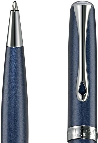 Diplomat Ballpoint Pen Excellence A2 Midnight Blue/chrome EasyFLOW/Writing And Correction Products/Type-Rotary Mechanism/Colour-Dark Blue/Silver in Kuwait