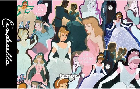 Tervis Disney - Cinderella - 70th Anniversary Made in USA Double Walled Insulated Tumbler Cup Keeps Drinks Cold & Hot, 24oz, Classic in Kuwait