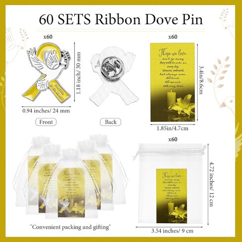 60 Set Funeral Ribbon Pins Funeral Favors for Guests Awareness Lapel Pin with Prayer Cards Organza Bags Funeral Brooch for People in Mourning Remembrance Memorial Pin(Burgundy Red) in Saudi Arabia