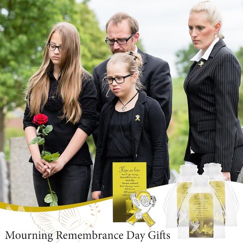 60 Set Funeral Ribbon Pins Funeral Favors for Guests Awareness Lapel Pin with Prayer Cards Organza Bags Funeral Brooch for People in Mourning Remembrance Memorial Pin(Burgundy Red) in Saudi Arabia