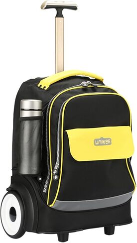 UNIKER Rolling Laptop Bag for 15.6 Inch Laptop,Roller Bag,Backpack with Wheels,20 Inch Wheeled Computer Bag,T5- Blue in Saudi Arabia