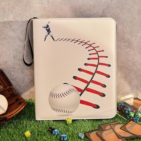 Card Binder 4 Pocket مع 50 من الأكمام القابلة للإزالة ، و 400 حامل تخزين لبطاقات اللعبة ، و TCG ، وبطاقات رياضية ، وهدايا مجموعة Card Card Collect in Kuwait