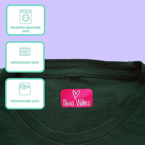 تسمية Daddy ، School Girl Style Name Tags ، تسميات اسم إثبات المياه للمدرسة ، ملصقات علامة الاسم للأطفال العناصر المدرسية لرحلات التخييم ، الملصقات الصغيرة الإضافية ، تصميم الفراولة ، 75 CT in Kuwait