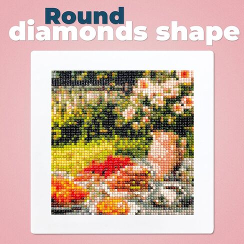 Luwoarte 6 Pack Pack Diamond Painting Kits للبالغين - مجموعة اللوحة الماسية الفنية الرائعة - Paint Gem Art للبالغين (Symphony Flower) in Saudi Arabia