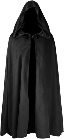 Kids Hooded Cloak Medieval Renaissance Cape Halloween Cosplay Costumes in Saudi Arabia