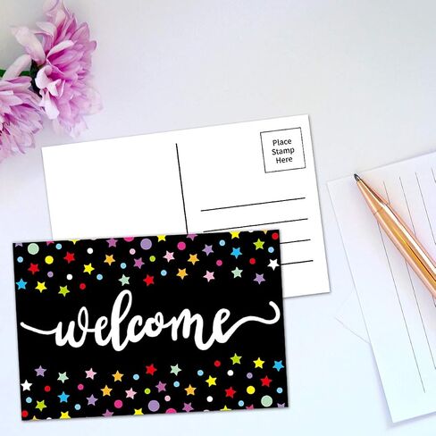 Ceiba Tree Chalkboard مرحبًا بالبطاقات البريدية ملونة مرحبًا بك في بطاقات الفصل إلى المدرسة من أجل الأطفال in Saudi Arabia