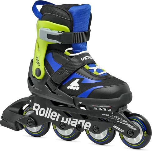 Rollerblade Microblade Kid للياقة التعديل المضمّنة ، التزلج المبتدئين ، الأداء الشباني المضمّن in Kuwait