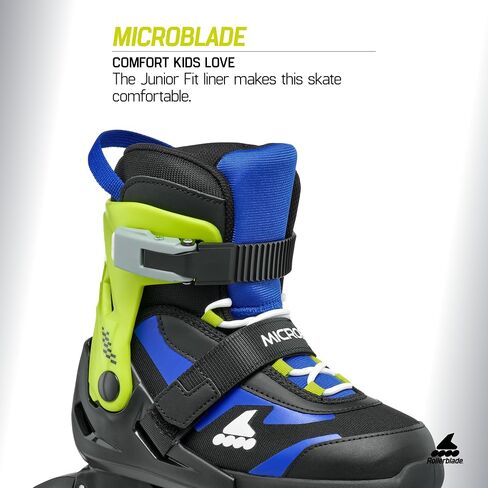 Rollerblade Microblade Kid للياقة التعديل المضمّنة ، التزلج المبتدئين ، الأداء الشباني المضمّن in Kuwait