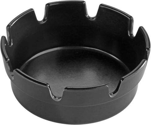 New Star Foodservice 22735 Bakelite Ashtray, Set of 6, 4", Black in Saudi Arabia