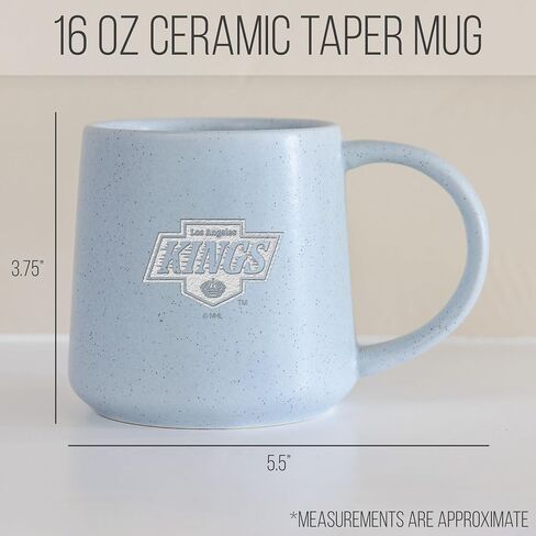 Rico Industries NHL Hockey Utah Hockey Club Baby Blue 16oz Ceramic Taper Mug in Saudi Arabia