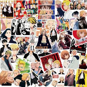 50 Pcs Tokyo Stickers Cute Stickers Ghoul Anime Waterproof Vinyl Stickers for Water Bottles, Laptop, Skateboard, Guitar, Bumper, Luggage for Fans Adults Teens