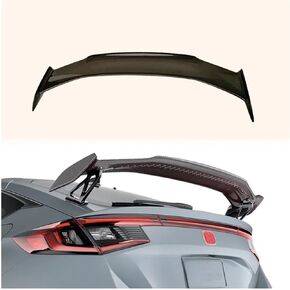 Compatible for Honda Type R FL5 2022+ MD Style Hon Red Carbon Fiber Rear Trunk Spoiler Wing