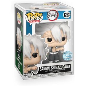 Pop Anime: Demon Slayer - Sanemi Shinazugawa Demonslayer Hashira Exclusive Vinyl Figure Included with Box Protector Compatible for Funko