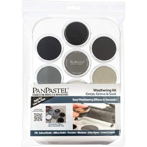 PanPastel Artist Pastels by GOLDEN, Rust & Earth Set, 7 Color, Professional Artist Pastels, Unique Pan Format (cake-like)