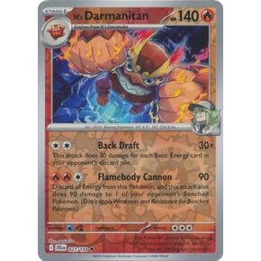 Pokemon - N’s Darmanitan 027/159 Journey Together – Reverse Foil – Single Card