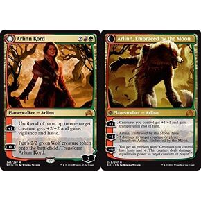 Magic The Gathering - Arlinn Kord // Arlinn, Embraced by The Moon - Shadows Over Innistrad