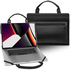 Laptop Case Cover Sleeve for MacBook Air 13 2025 A3240/MacBook Air 13 inch 2024 M3 A3113/MacBook Air 13 inch 2023 2022 M2 A2681 with Portable Bag with Bag Handle,Red