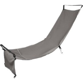 Plane Footrest Hammock Adjustable Seat Cover Travel Accessories, Foldable Portable Ergonomic Foot Rest for Flying Travel, High Speed Rail, Grey