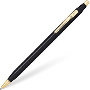 Cross Limited Collection Classic Century Pearlescent Black PVD Barrel and Gold Appointments Ballpoint Pen