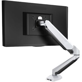 Desktop Large Screen Monitor Stand arm air Pressure Lifting and Heightening Universal Rotation 32-inch GM212U(White)