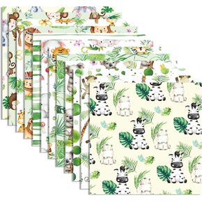 24 Sheets Forest Animal Pattern Paper for Wildlife Scrapbooking Double Sided Craft Paper for DIY Card Making Album Decoration, 11.8 x 11.8 inches