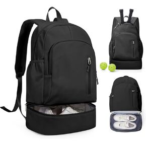 Gym Backpack for Women Foldable Outdoor Weekender Gym Bag with Shoe Compartment & Wet Pocket, Waterproof Sports Backpack, Dance Back Pack & Yoga Track Bag-Blue