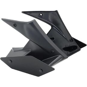 Motorcycle Parts Side Downforce Naked Spoilers Winglet Fixed Wing Winglet Fairing Wing Fit for Kawasaki Z900 2020 2021(20-21 Black)