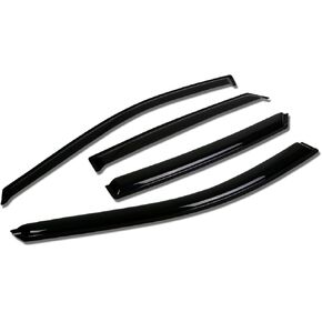 DNA MOTORING WVS-T2-0084 Dark Smoke Vent Window Visor Deflector Rain/Sun Guard (4pcs), 1 Pack in Saudi Arabia
