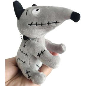 Tim Burton Frankenweenie 12cm Sparky Dog Plush Toy Key chanis